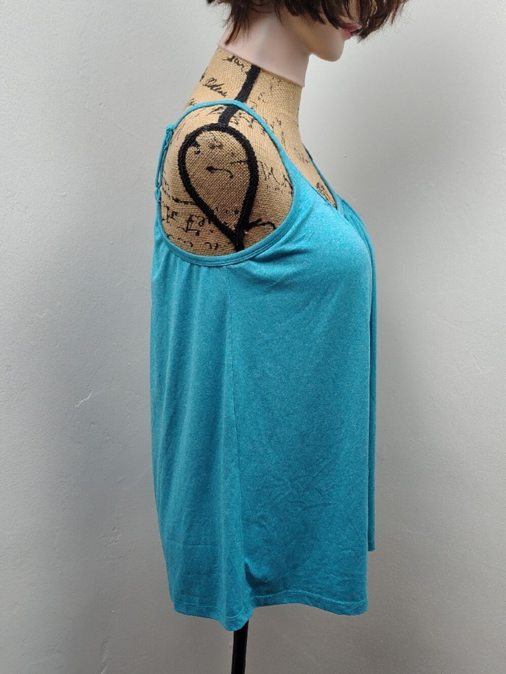32 Degrees Cool Women’s Blue Spaghetti Strap Tank Top with Bra Size Large - Picture 4 of 9